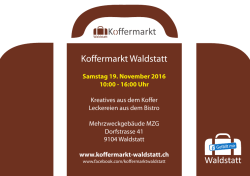Koffermarkt Waldstatt