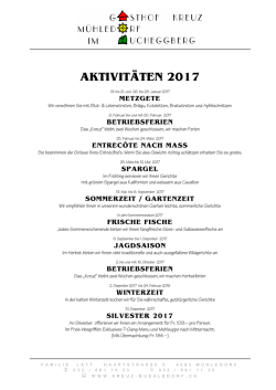 Jahresprogramm