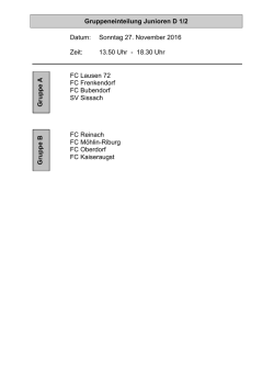 Jun D 1-2 - FC Lausen