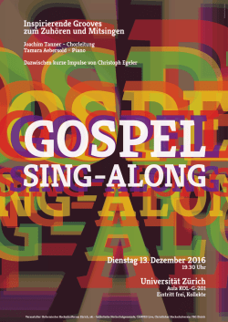 Gospel SingAlong 2016