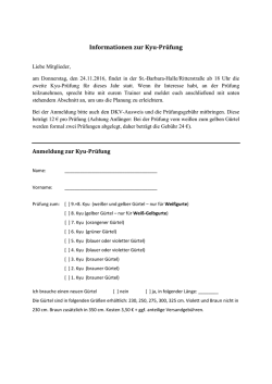 Informationen zur Kyu