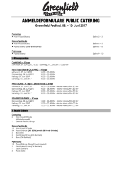 Greenfield Festival Public Catering