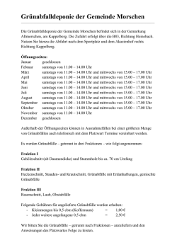 Gr&uuml;nschnittdeponie - Gemeinde Morschen