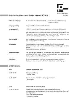GLG 5/2016 - Stadtsportbund Leipzig