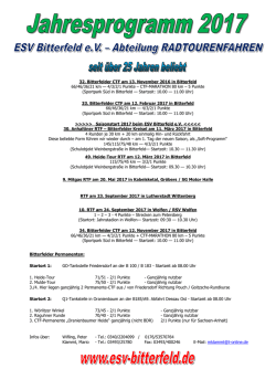 Jahresprogramm 2017