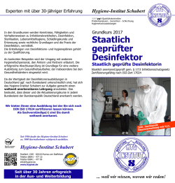 Infoblatt und Anmeldung als PDF zum - Hygiene