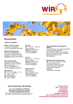 November - Familienzentrum Kempten