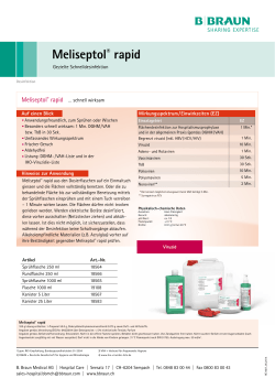 Meliseptol® rapid - B. Braun Medical AG