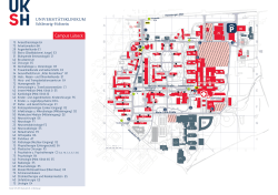 Lageplan medizinische Einrichtungen - Campus Lübeck