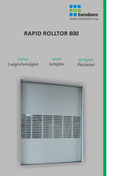 rapid rolltor 800