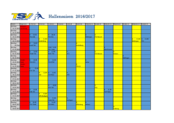 Hallensaison 2016/2017