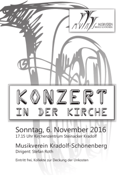 Konzert - MVKS - Musikverein Kradolf
