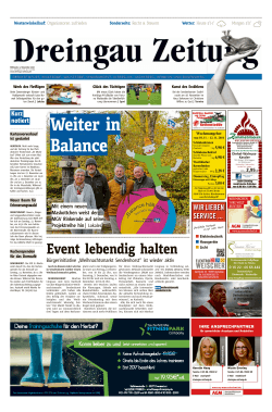 Weiter in Balance - Dreingau Zeitung