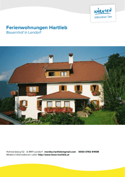 Ferienwohnungen Hartlieb in Lendorf