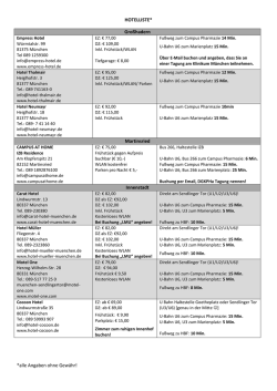 Hotelliste (PDF 228kb)