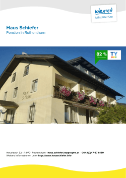Haus Schiefer in Rothenthurn