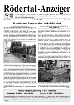 Aktuelles zum Baugeschehen in Großröhrsdorf - Bretnig