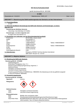EG-Sicherheitsdatenblatt