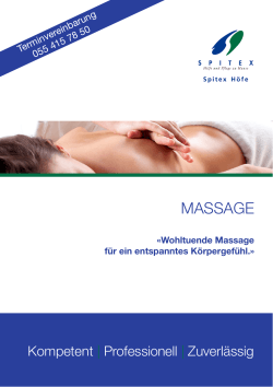 massage - Spitex Höfe