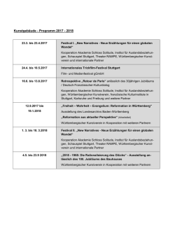 Programm 2017 - 2018 - Baden