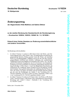 Drucksachen 18/8034, 18/8333, 18/8461 Nr