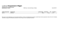 Karow, Gemeinde Bergen - Landkreis Vorpommern