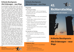 RIRA 2017 - Richterratschlag