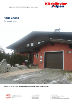 Haus Ghana in Itter