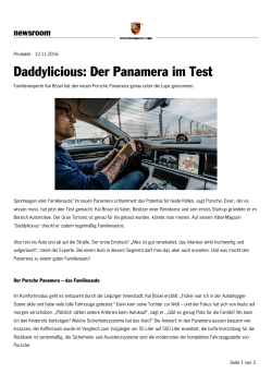 Daddylicious: Der Panamera im Test