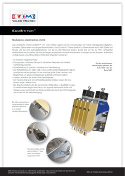 Das modulares und elektrisches Ventil