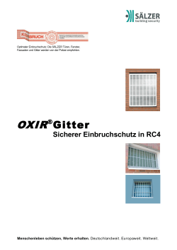 OXIR®Gitter - Sälzer GmbH