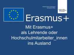 JLU Akademisches Auslandsamt