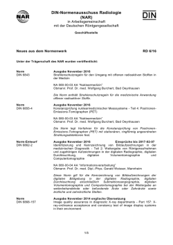 DIN-Normenausschuss Radiologie (NAR)