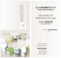 GLAS GITTA KUNST