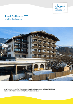 Hotel Bellevue in Seeboden