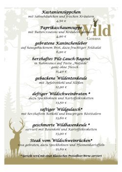 Die Wild(e)