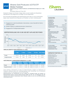 iShares Gold Producers UCITS ETF