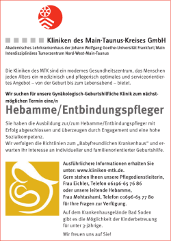 Hebamme/Entbindungspfleger