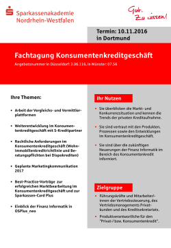 Kein Folientitel - Sparkassenakademie NRW