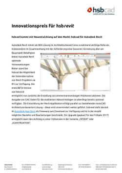 Innovationspreis f&uuml;r hsbrevit - Forum