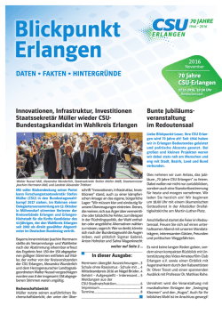 Innovationen, Infrastruktur, Investitionen