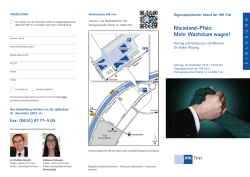 Rheinland-Pfalz: Mehr Wachstum wagen!
