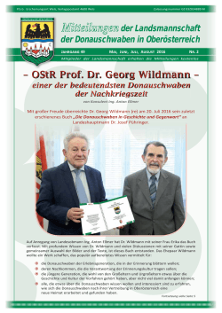 OStR Prof. Dr. Georg Wildmann