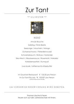 S I L V E S T E R 2016/2017 - Zur-Tant