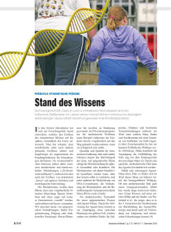 Stand des Wissens - Deutsches Ärzteblatt
