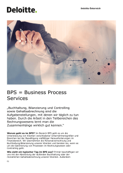 BPS = Business Process Services