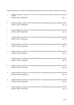 Endgültige Bedingungen - db-X markets