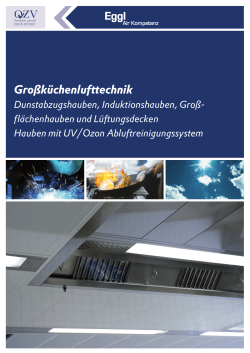 Prospekt Großküchenlufttechnik (als PDF)