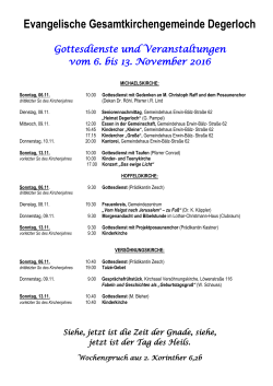 Die Termine f&uuml;r die aktuelle Woche finden Sie hier (PDF 182 KB)