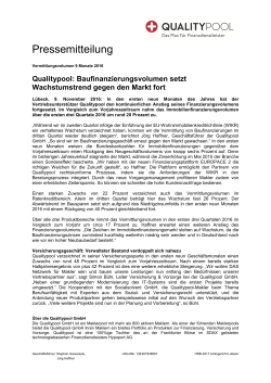 20161109_PM_Qualitypool_Vermittlungsvolumen 9-2016